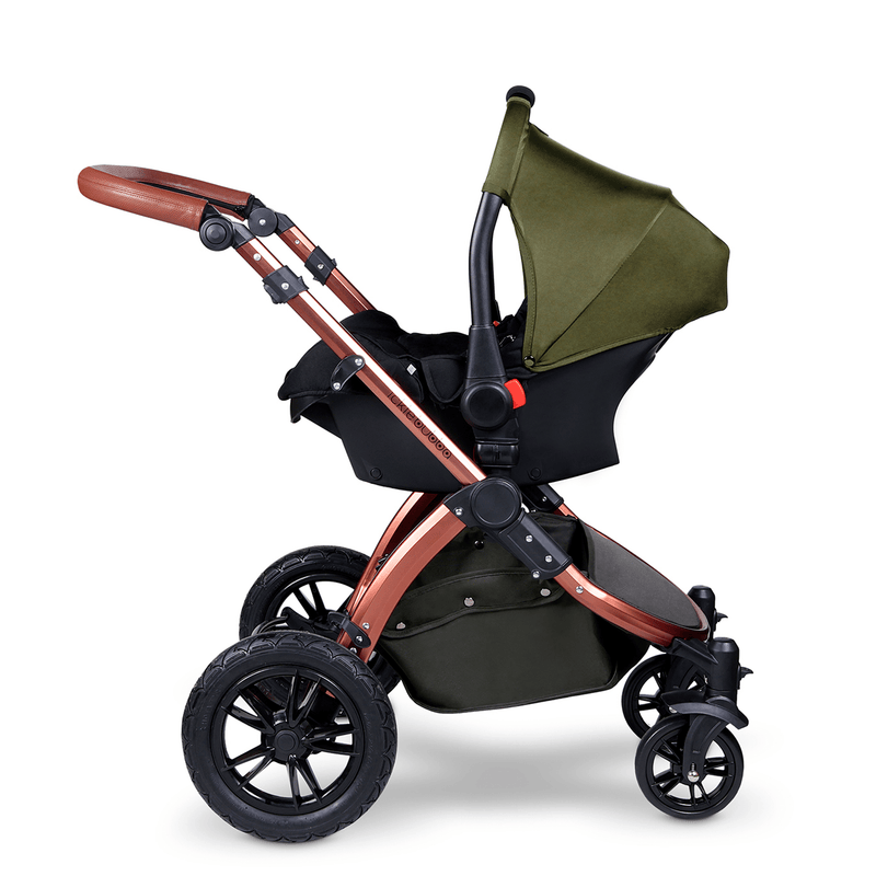 Ickle Bubba Stomp V4 Galaxy Travel System with ISOFIX Base Bronze/Woodland Pushchairs & Buggies 10-004-200-022 0709016518713