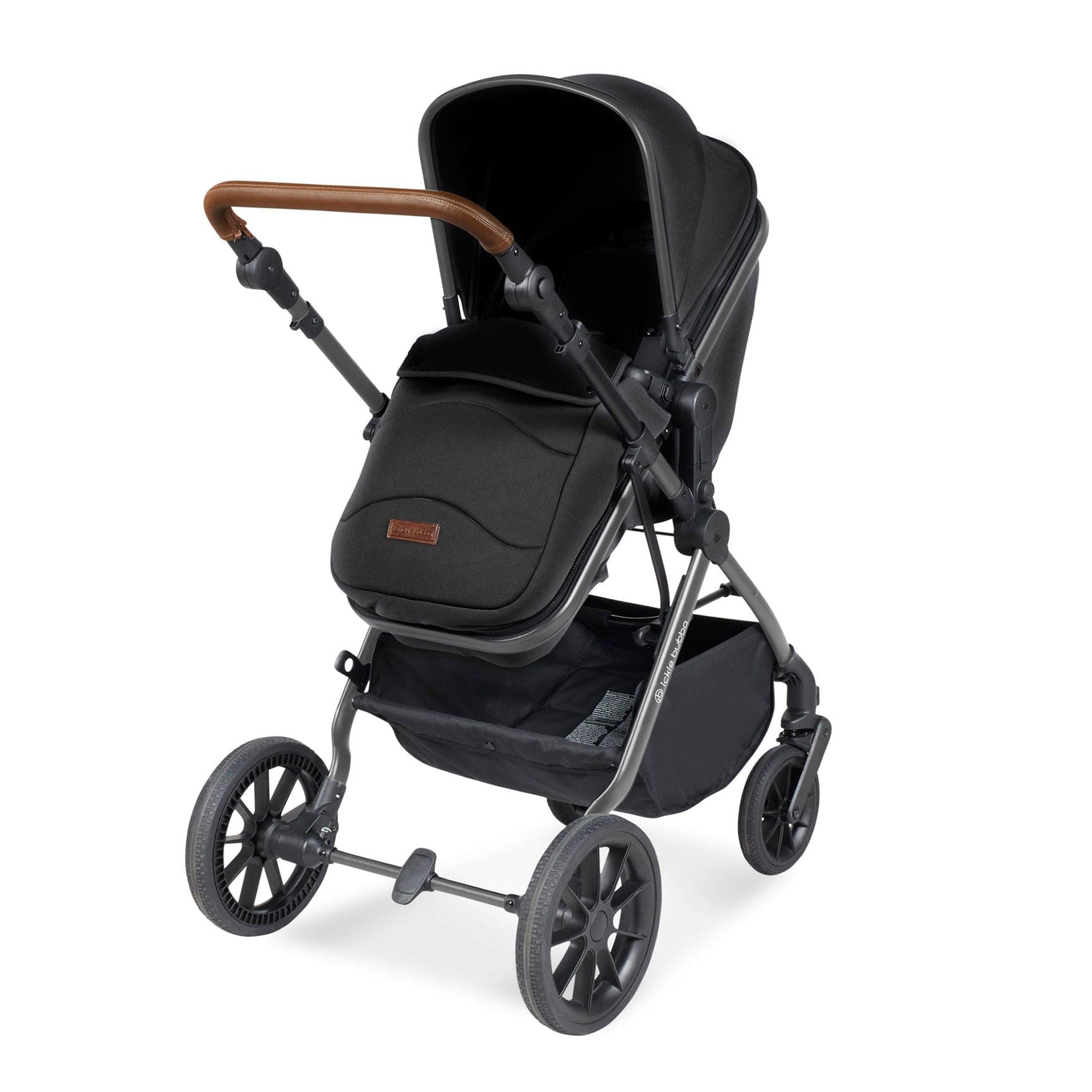 Ickle Bubba Cosmo All-in-One I-Size Travel System with Isofix Base in Black/Gun Metal Travel Systems 10-007-300-135 5056515025835