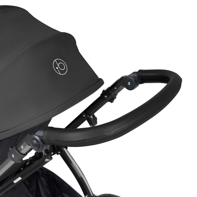 Ickle Bubba Stomp Luxe 2-in-1 Plus Pushchair & Carrycot in Black/Charcoal Grey/Black Travel Systems 10-003-001-206 5056515026214