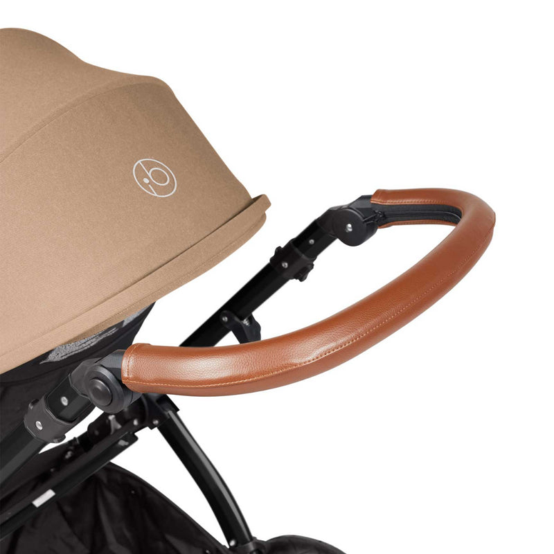 Ickle Bubba Stomp Luxe 2-in-1 Plus Pushchair & Carrycot in Black/Desert/Tan Travel Systems 10-003-001-209 5056515026245