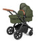 Ickle Bubba Stomp Luxe 2-in-1 Plus Pushchair & Carrycot in Black/Woodland/Tan Travel Systems 10-003-001-137 5056515026269