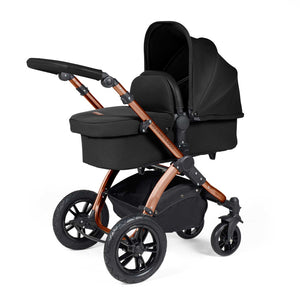You added <b><u>Ickle Bubba Stomp Luxe 2-in-1 Plus Pushchair & Carrycot in Bronze/Midnight/Black</u></b> to your cart.