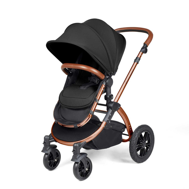 Ickle Bubba Stomp Luxe 2-in-1 Plus Pushchair & Carrycot in Bronze/Midnight/Tan Travel Systems 10-003-001-021 5056515026368