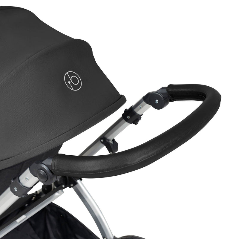 Ickle Bubba Stomp Luxe 2-in-1 Plus Pushchair & Carrycot in Silver/Charcoal Grey/Black Travel Systems 10-003-001-254 5056515026313