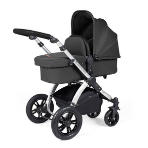 You added <b><u>Ickle Bubba Stomp Luxe 2-in-1 Plus Pushchair & Carrycot in Silver/Charcoal Grey/Black</u></b> to your cart.