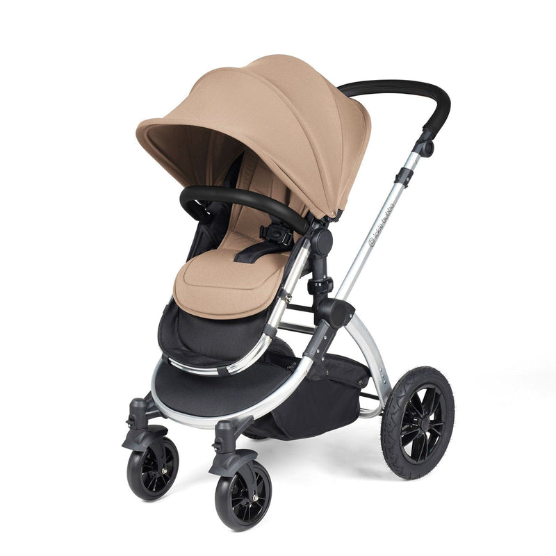 Ickle Bubba Stomp Luxe 2-in-1 Plus Pushchair & Carrycot in Silver/Desert/Black Travel Systems 10-003-001-257 5056515026351
