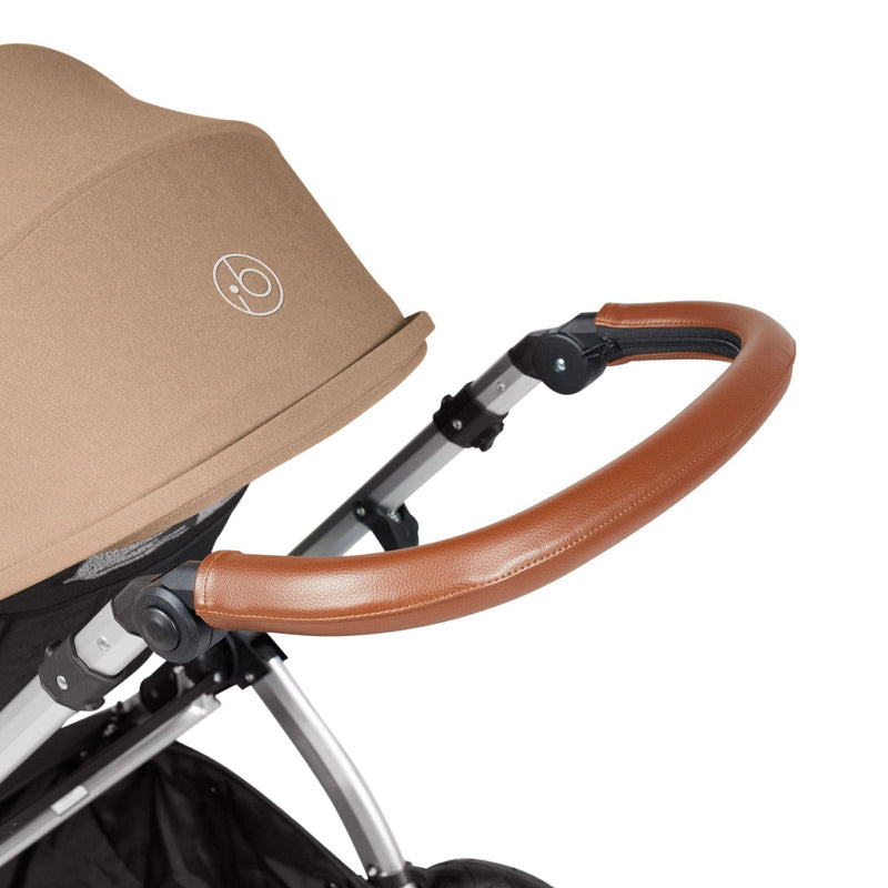 Ickle Bubba Stomp Luxe 2-in-1 Plus Pushchair & Carrycot in Silver/Desert/Tan Travel Systems 10-003-001-258 5056515026344