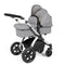 Ickle Bubba Stomp Luxe 2-in-1 Plus Pushchair & Carrycot in Silver/Pearl Grey/Black Travel Systems 10-003-001-259 5056515026337