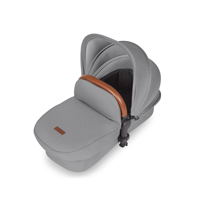 Ickle Bubba Stomp Luxe 2-in-1 Plus Pushchair & Carrycot in Silver/Pearl Grey/Tan Travel Systems 10-003-001-260 5056515026320