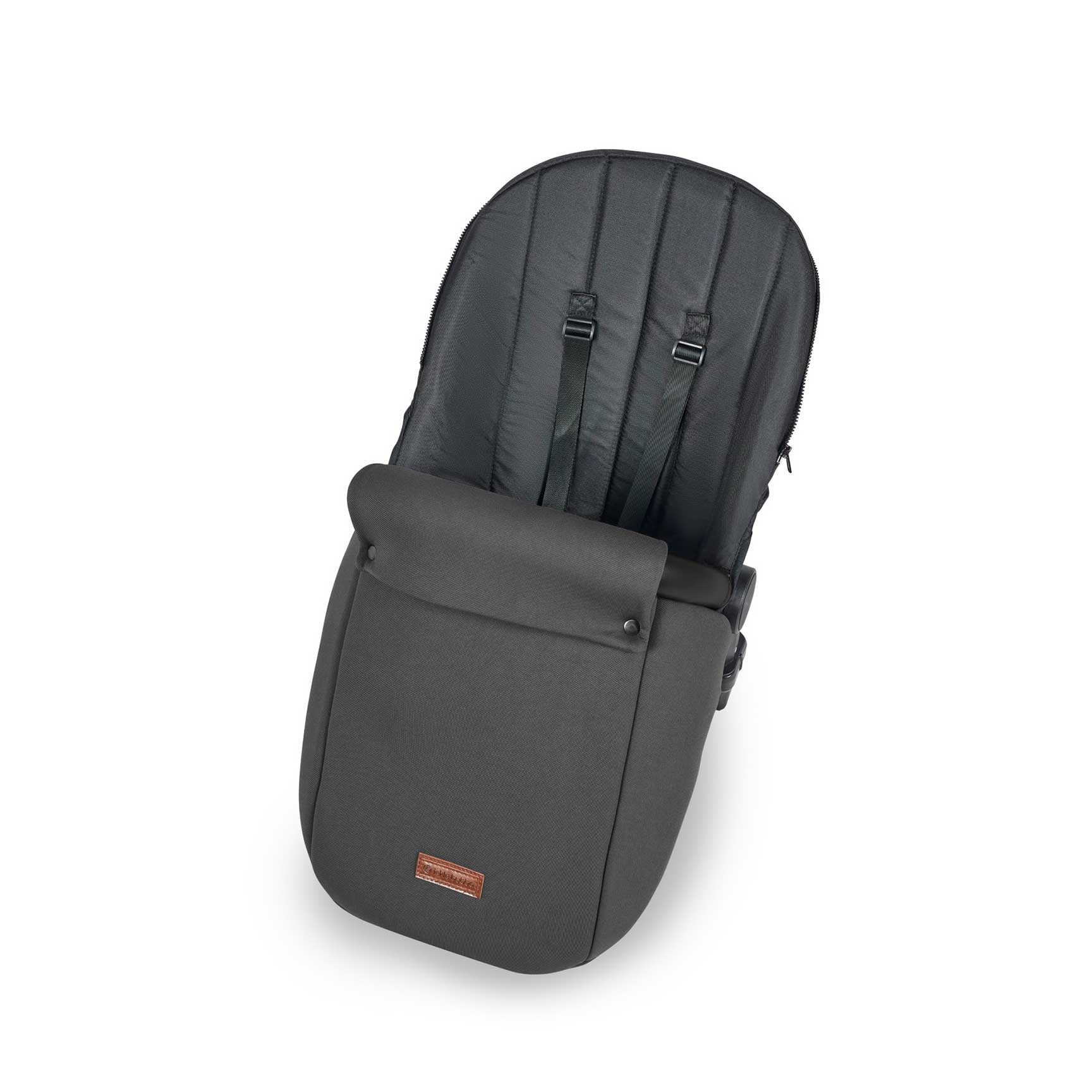 Ickle Bubba Stomp Luxe All-in-One Travel System with Isofix Base in Black/Charcoal Grey/Black Travel Systems 10-011-300-206 5056515026450