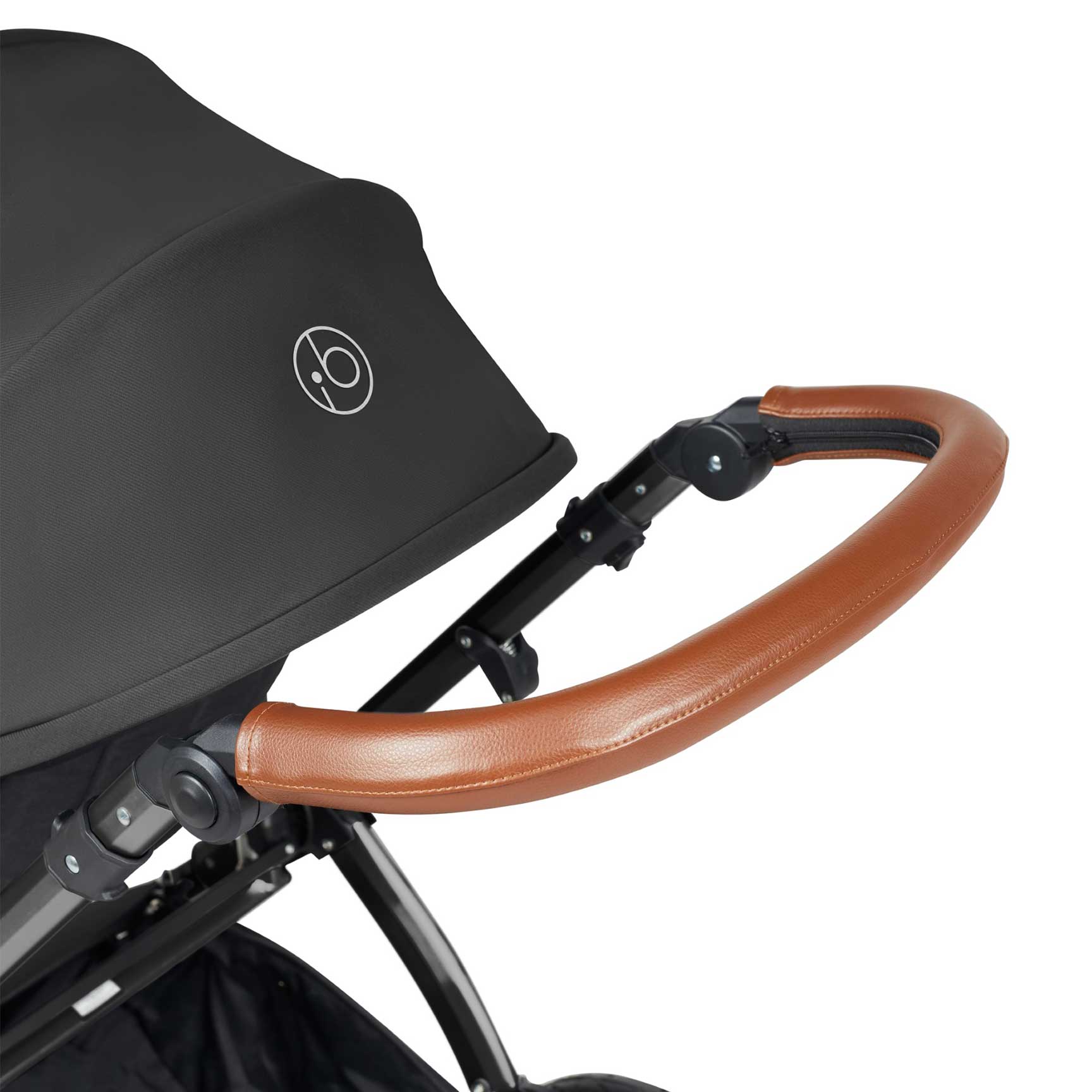 Ickle Bubba Stomp Luxe All-in-One Travel System with Isofix Base in Black/Charcoal Grey/Tan Travel Systems 10-011-300-207 5056515026443