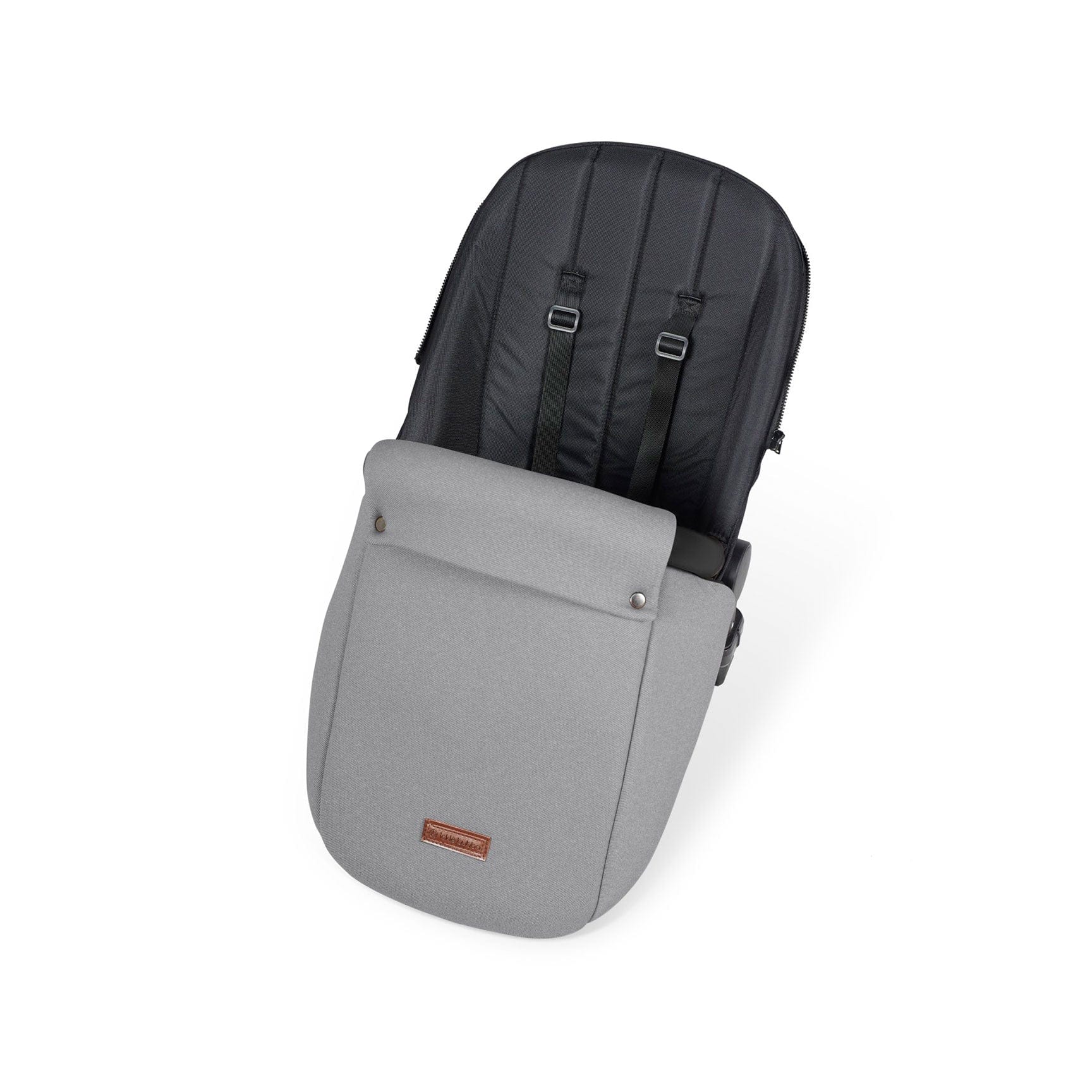 Ickle Bubba Stomp Luxe All-in-One Travel System with Isofix Base in Black/Pearl Grey/Black Travel Systems 10-011-300-210 5056515026474