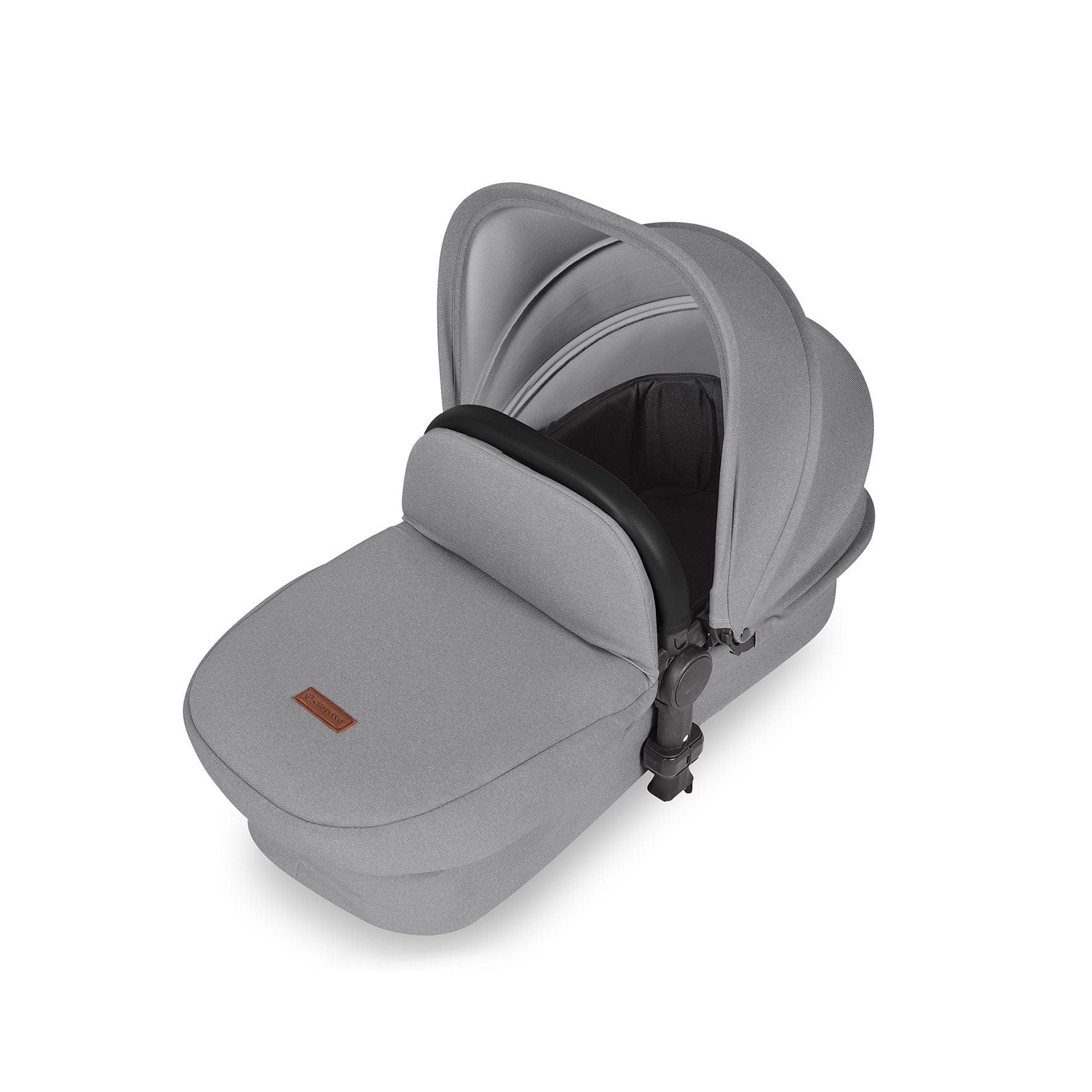 Ickle Bubba Stomp Luxe All-in-One Travel System with Isofix Base in Black/Pearl Grey/Black Travel Systems 10-011-300-210 5056515026474