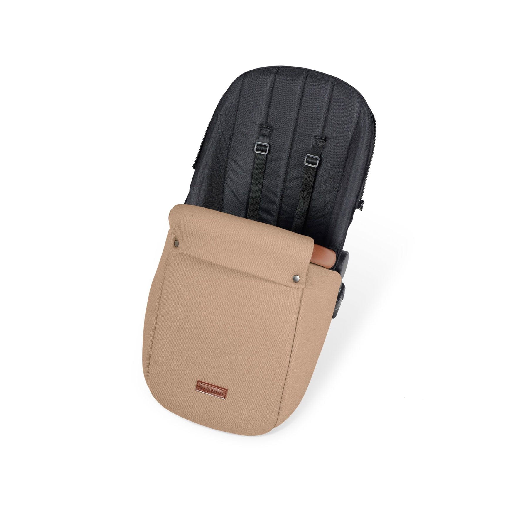 Ickle Bubba Stomp Luxe All-in-One Travel System with Isofix Base in Silver/Desert/Tan Travel Systems