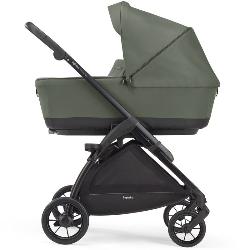 Inglesina Electa System Quattro in Tribeca Green with Darwin car seat and i-Size base Travel Systems ELC-TRI-GRE 8029448084153
