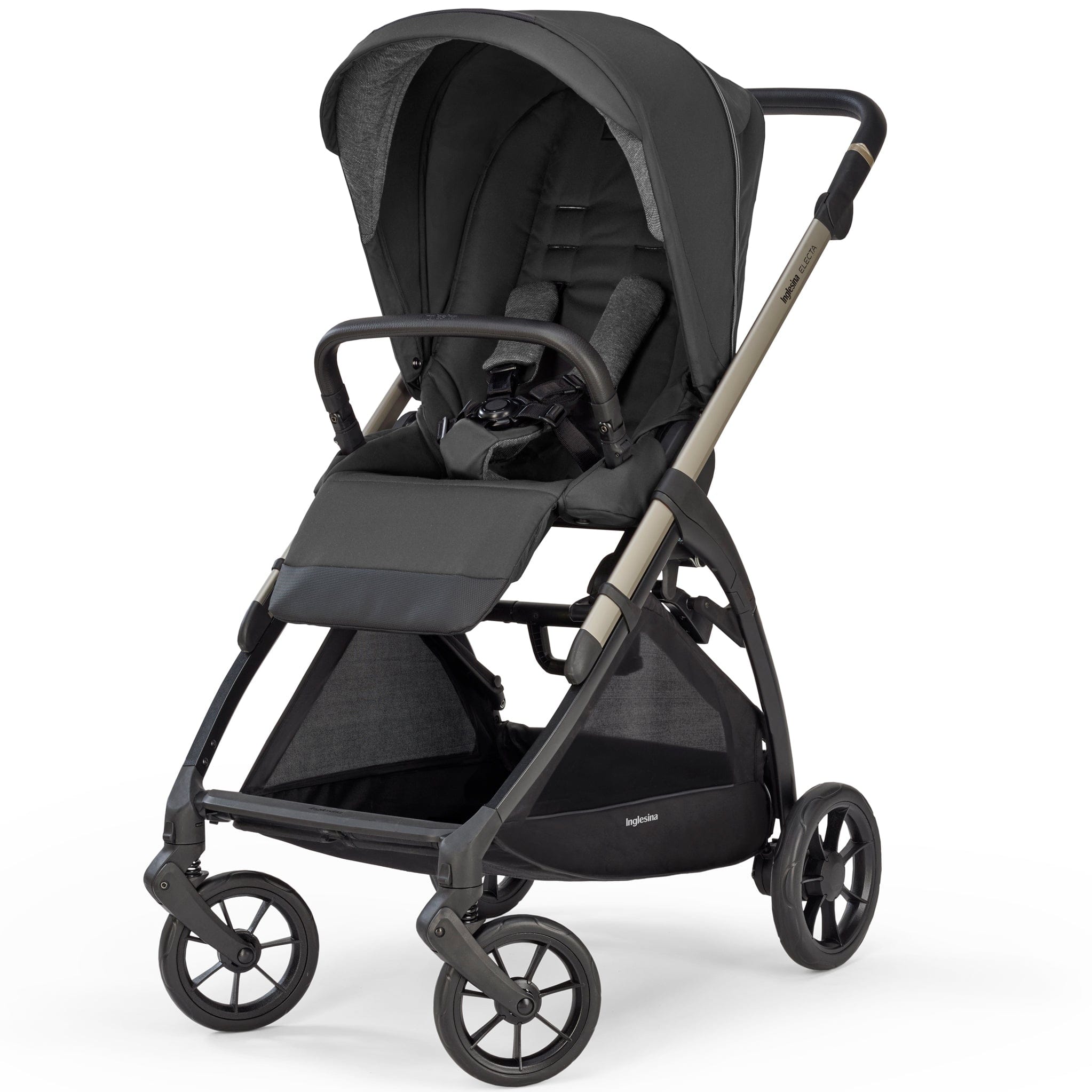 Inglesina Electa Travel System Quattro - Black/Greenwich Silver