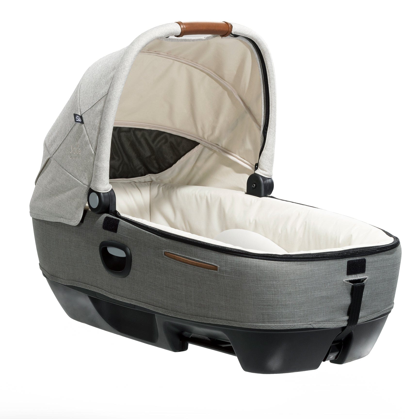 Calmi Car Cot Bed & I-Base Encore in Oyster 0-76 cm (Infant carriers) 12219-OYS 5056080612423