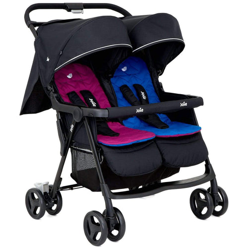 Joie Aire Twin Double Pushchair Rosy & Sea Double & Twin Prams S1217AERNS000 5056080606156
