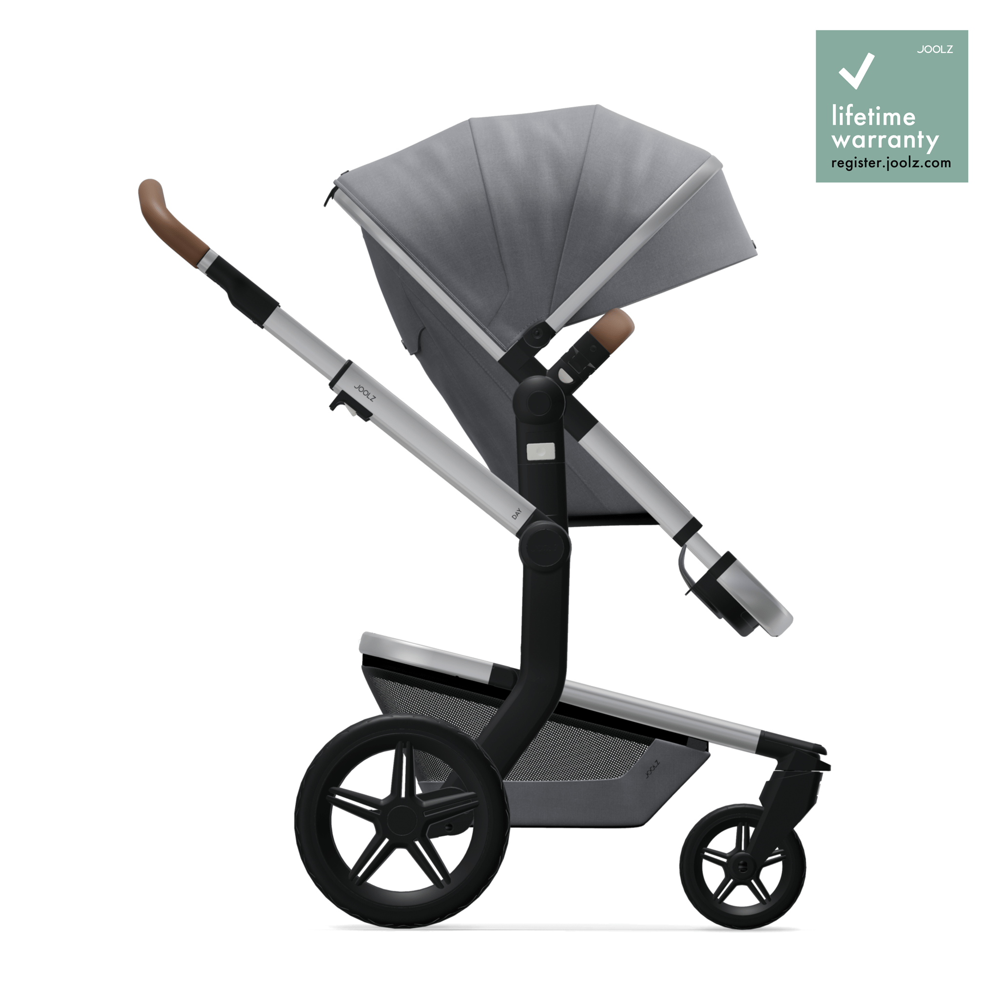 Joolz Day+ Pushchair Gorgeous Grey Pushchairs & Buggies 530110 8715688052495