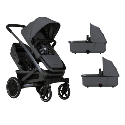 Joolz Geo3 Twin Set in Pure Grey Travel Systems