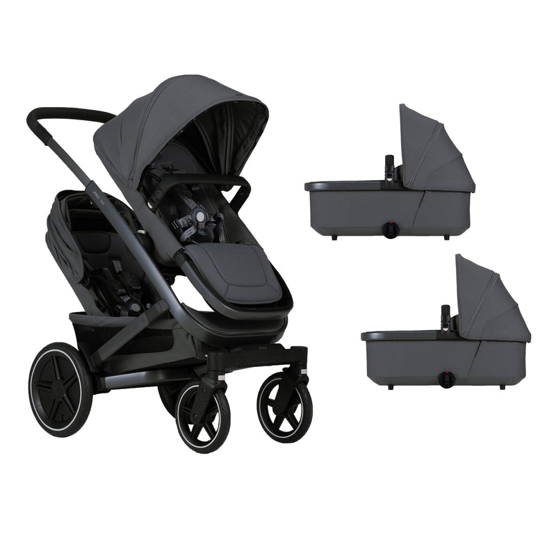 Joolz Geo3 Twin Set in Pure Grey Travel Systems