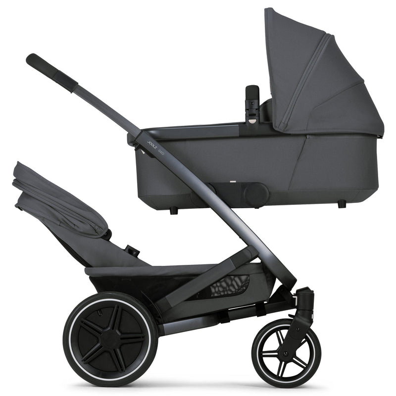 Joolz Geo3 Twin Set in Pure Grey Travel Systems