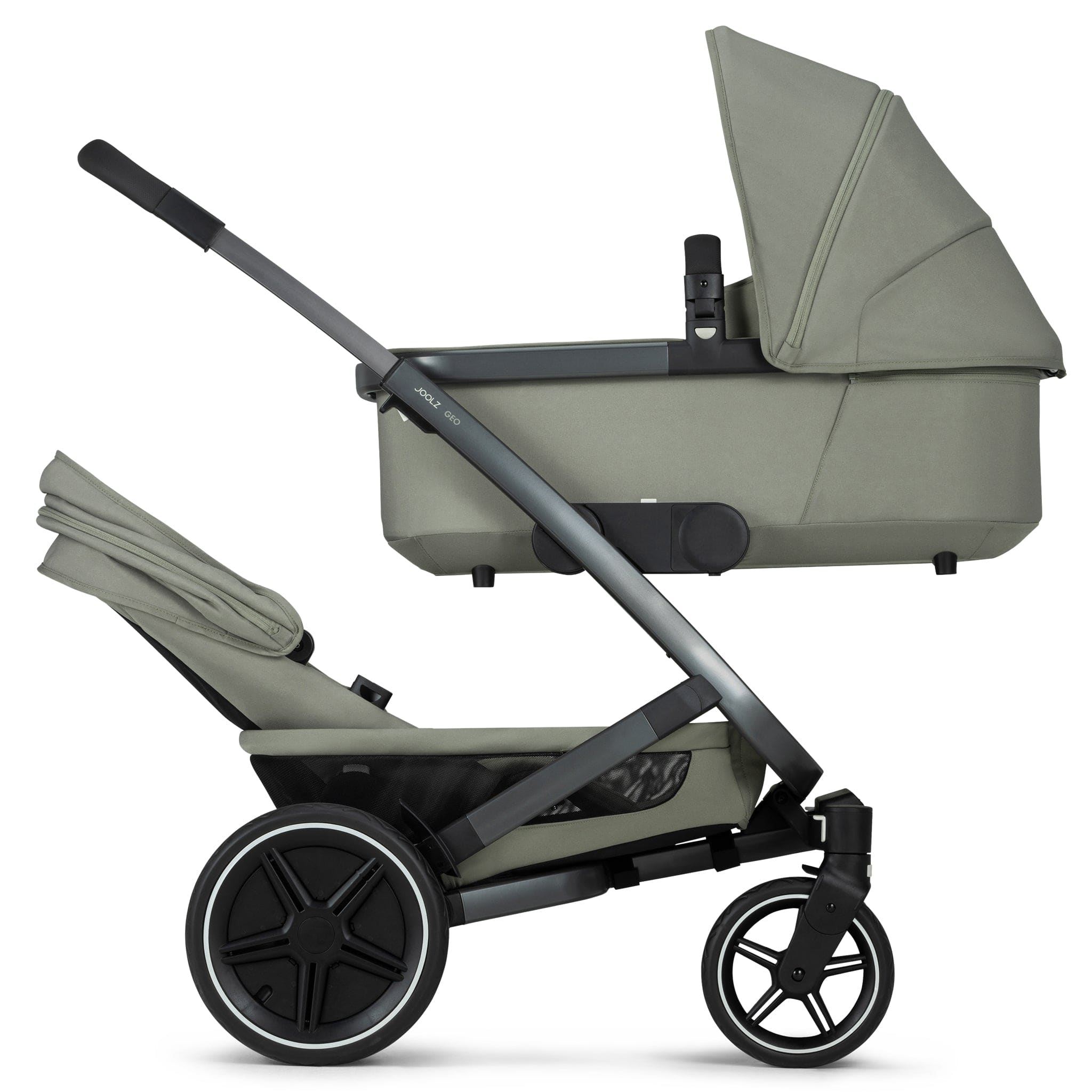 Joolz Geo3 Twin Set in Sage Green Travel Systems 071122 8715688068502
