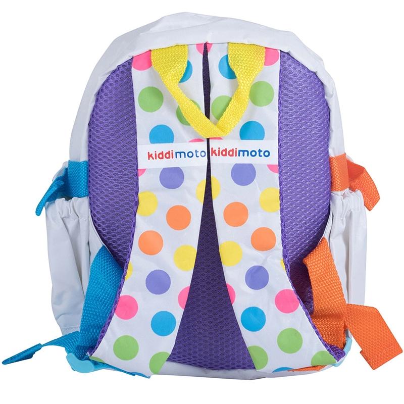 Kiddimoto Backpack Small Pastel Dotty with Fleur Gloves