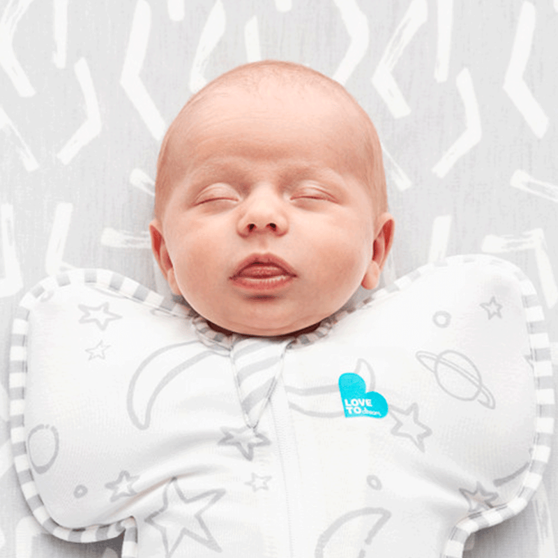 Love to Swaddle Up Bamboo Small Moon & Stars Swaddling, Shawls & Blankets LMBA-SM-CR 09343443005340