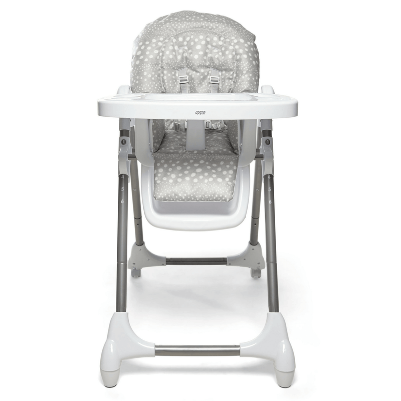 Mamas & Papas Snax Highchair Grey Spot Baby Highchairs 115246801 5057232420842