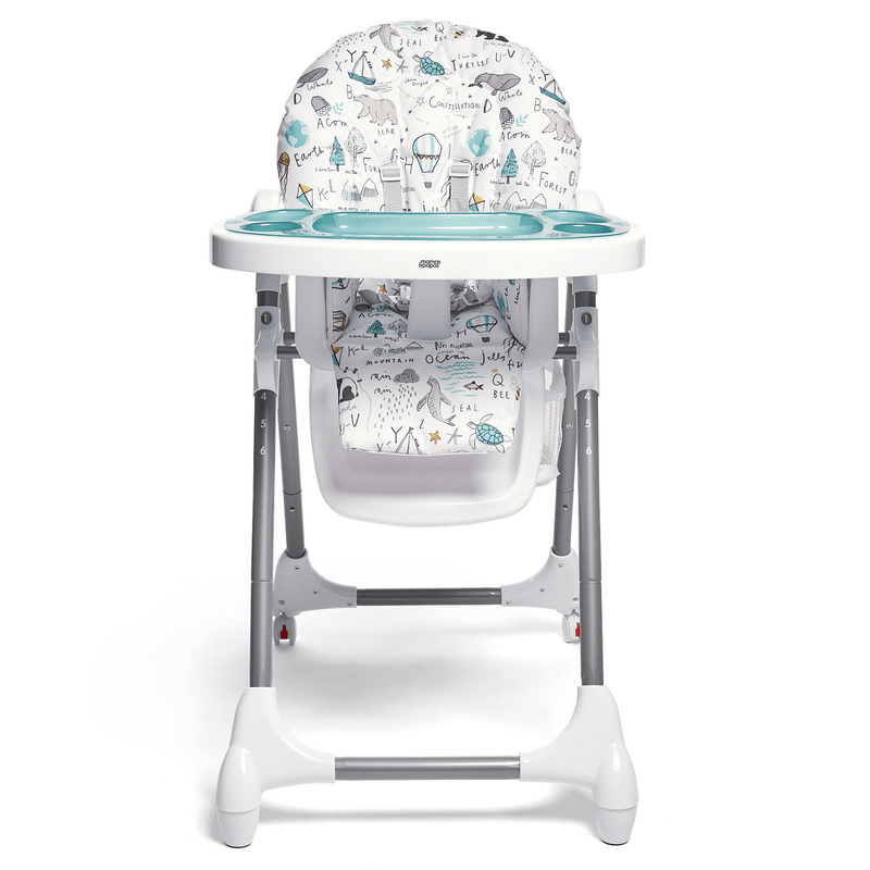 Mamas & Papas Snax Highchair Happy Planet Baby Highchairs 115254000 5057232375586