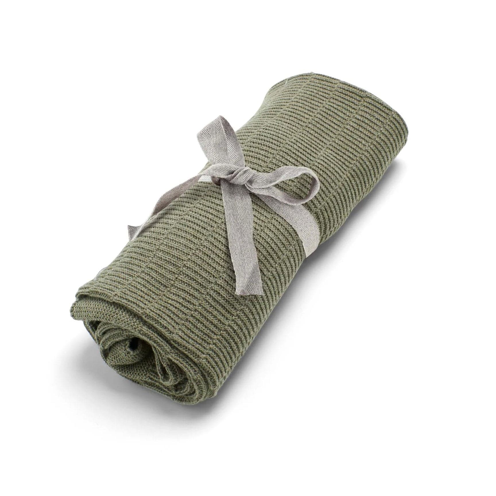 Mamas & Papas Knitted Blanket Small in Khaki Rib Cot & Cot Bed Blankets 7883JS701