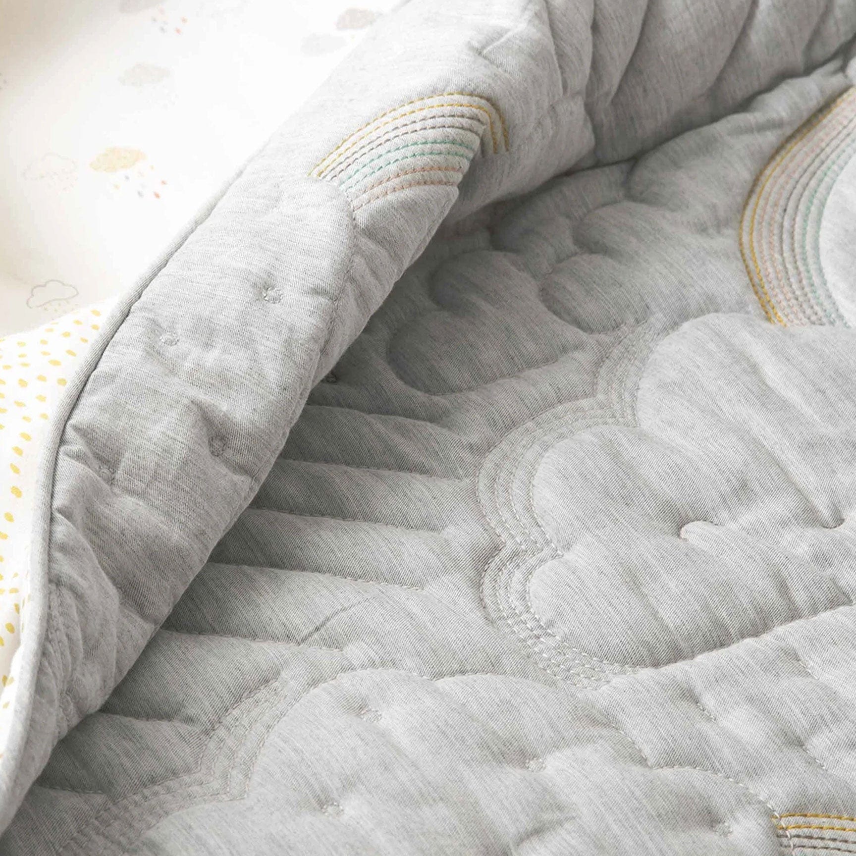 Mamas & Papas Dream upon a Cloud Quilt in Grey Cot & Cot Bed Quilts 7041T8301 5057232514442
