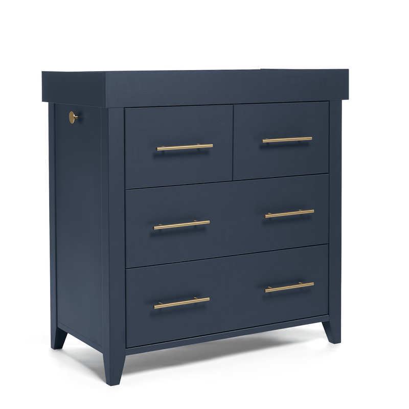 Mamas & Papas Melfi 3 Piece Cotbed Range Midnight Blue