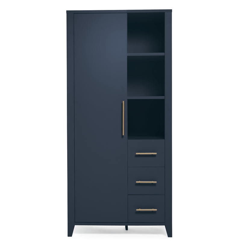 Mamas & Papas Melfi 3 Piece Cotbed Range Midnight Blue