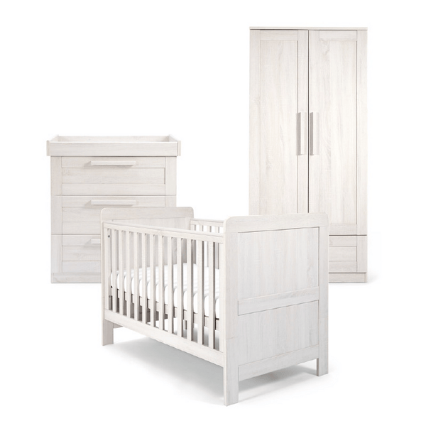 Mamas Papas Atlas 3 Piece Cotbed Range Nimbus White Baby Co