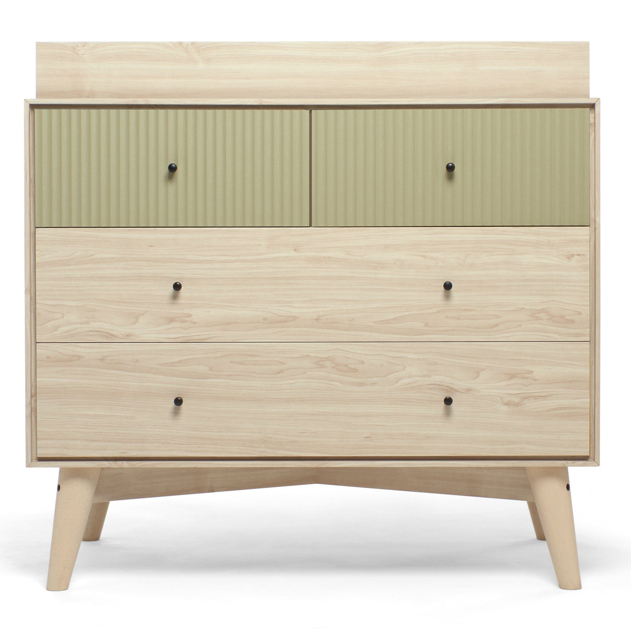 Mamas & Papas Coxley 2 Piece Cotbed Set in Natural/Olive Nursery Room Sets