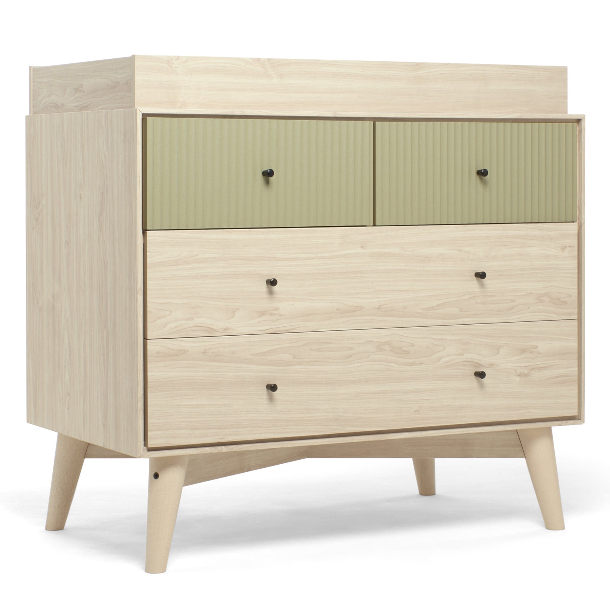 Mamas & Papas Coxley 2 Piece Cotbed Set in Natural/Olive Nursery Room Sets