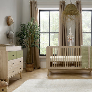 You added <b><u>Mamas & Papas Coxley 2 Piece Cotbed Set in Natural/Olive</u></b> to your cart.