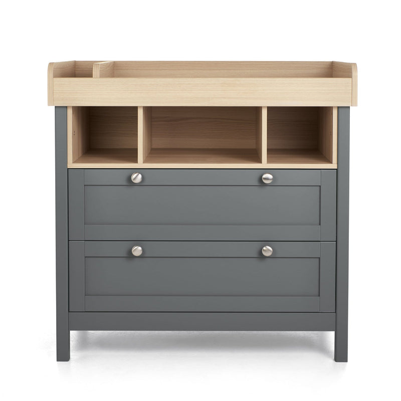 Mamas & Papas Harwell 3 Piece Cotbed Range Grey/Oak Nursery Room Sets RAHL1TM00 5057232688129