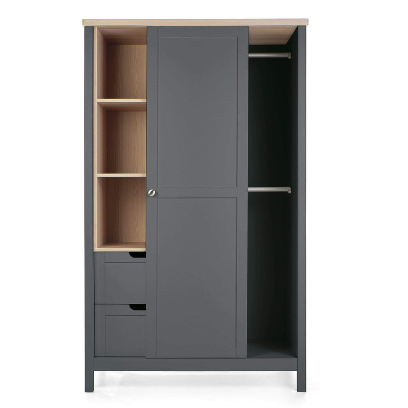 Mamas & Papas Harwell 3 Piece Cotbed Range Grey/Oak Nursery Room Sets RAHL1TM00 5057232688129