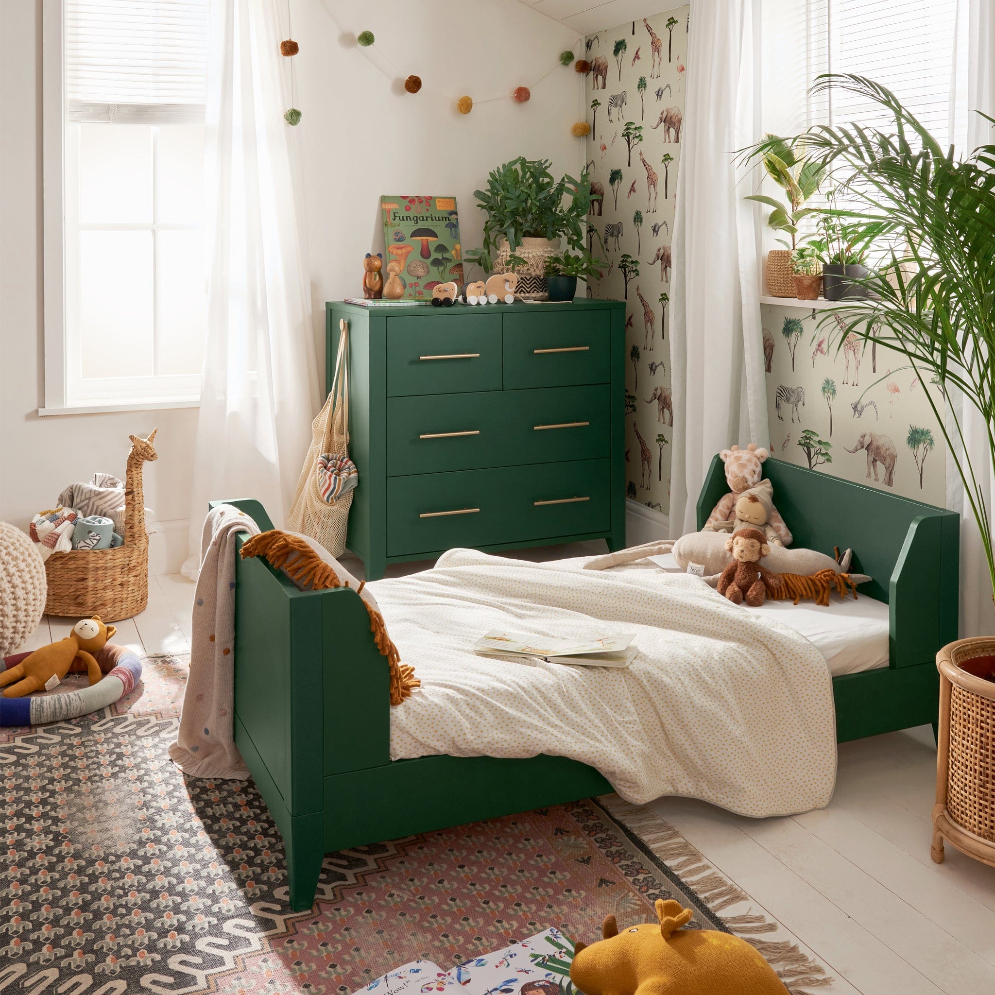 Mamas & Papas Melfi 2 Piece Cotbed Roomset Green Nursery Room Sets