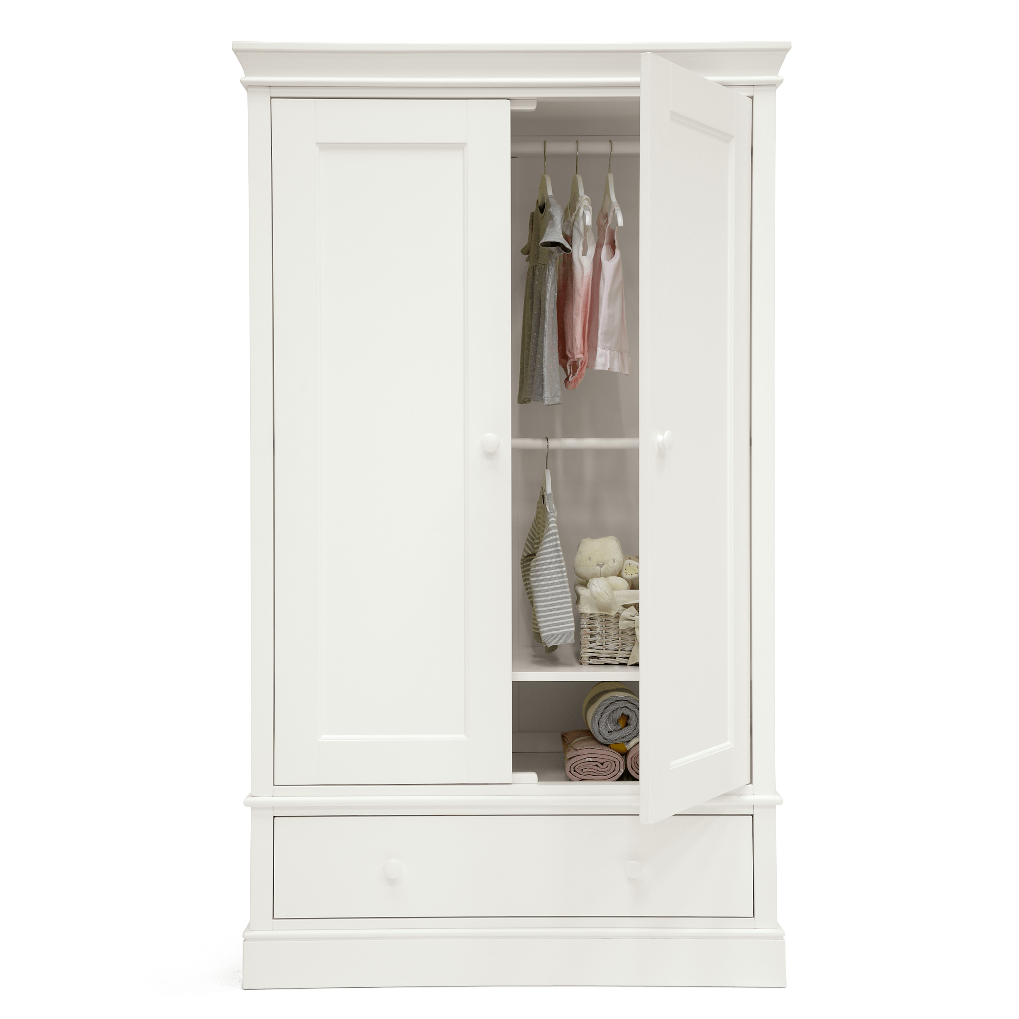 Mamas & Papas Oxford 3 Piece Cotbed Range White