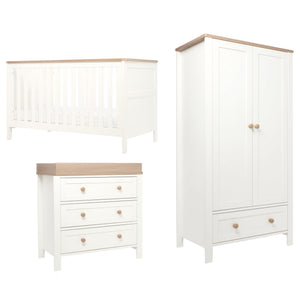 You added <b><u>Mamas & Papas Wedmore 3 Piece Cotbed Range in White/Natural</u></b> to your cart.