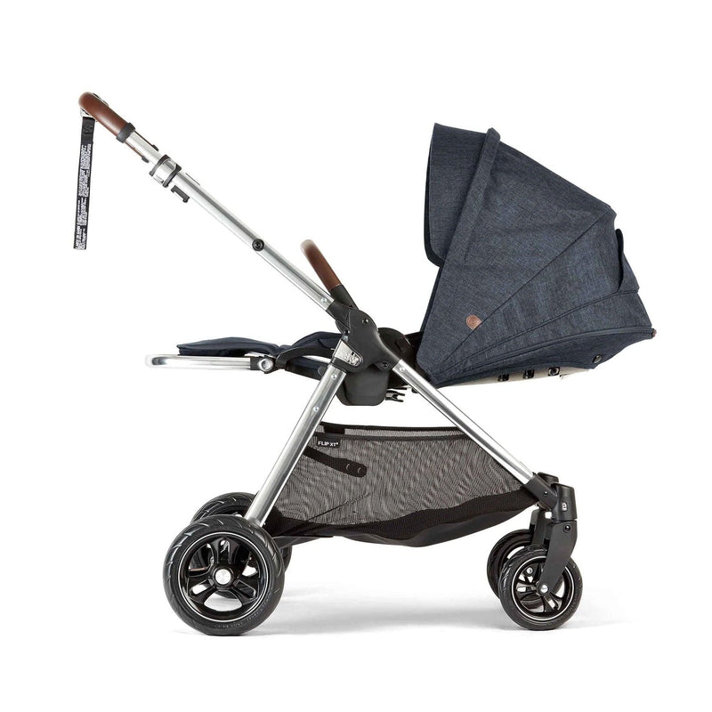 Mamas & Papas Flip XT³ 8 Piece Essentials Bundle with Car Seat in Navy Flannel Travel Systems