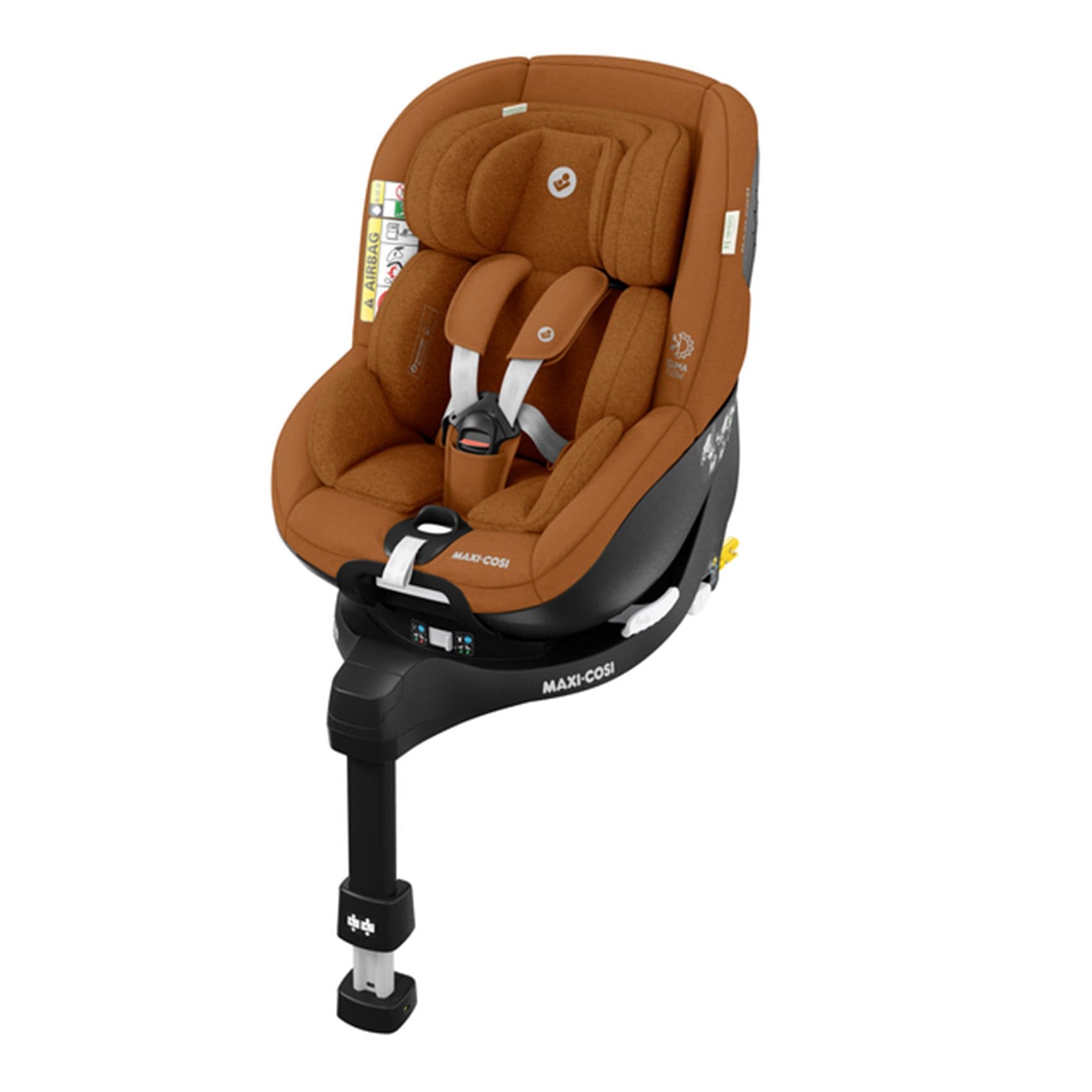 maxi cosi brown leather handle Maxi-Cosi Mica Pro Eco i-Size in Authentic Cognac