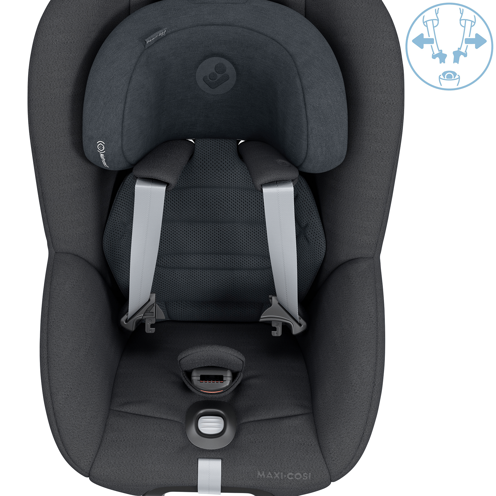 Maxi-Cosi Pearl 360 Pro in Authentic Graphite Baby Car Seats 8053550110 8712930184676