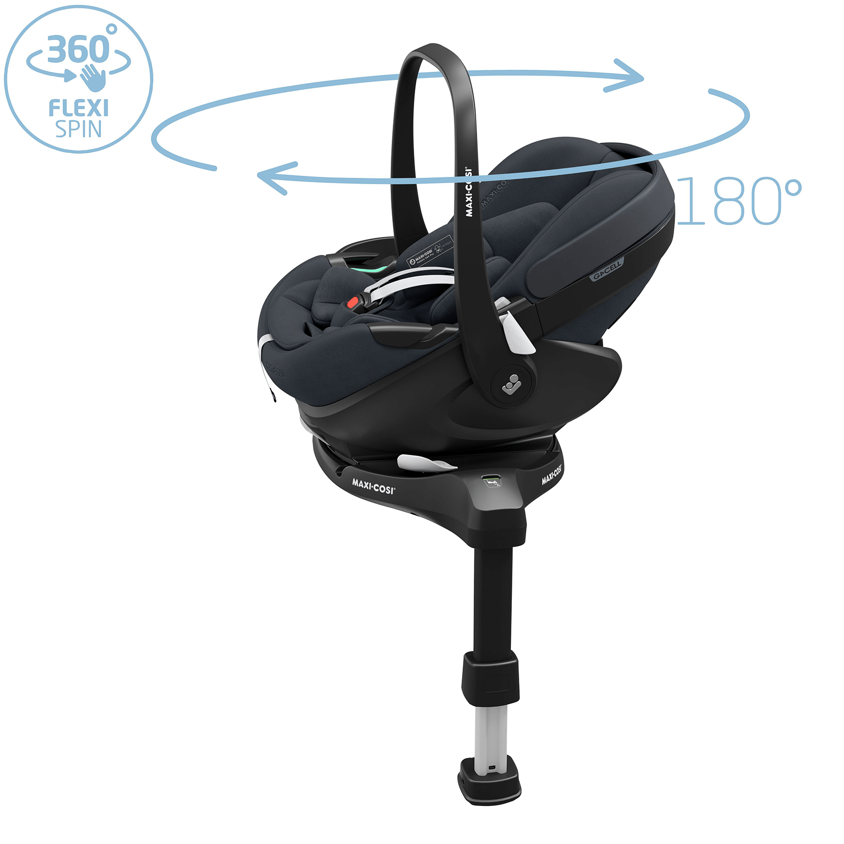 Maxi-Cosi Pebble 360 Pro in Essential Graphite Baby Car Seats 8052750300 8712930184584