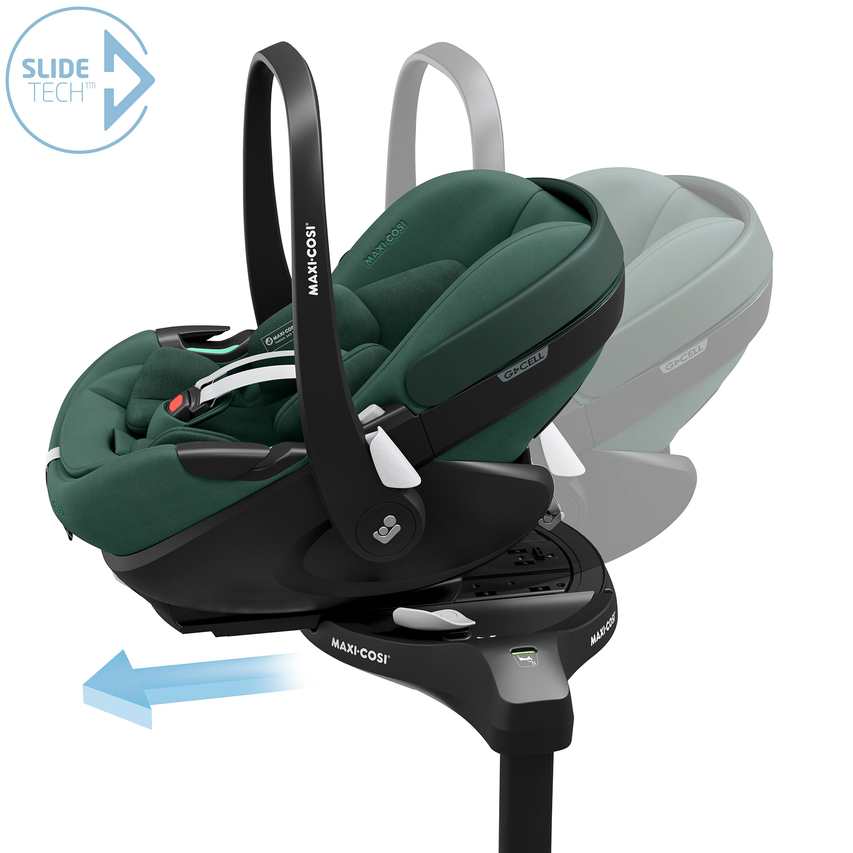 Maxi-Cosi 360 Pro Family bundle – Includes our Pebble 360 Pro & Pearl 360  Pro car seats with slide out, rotating FamilyFix 360 Pro base – from birth  up to 4 years