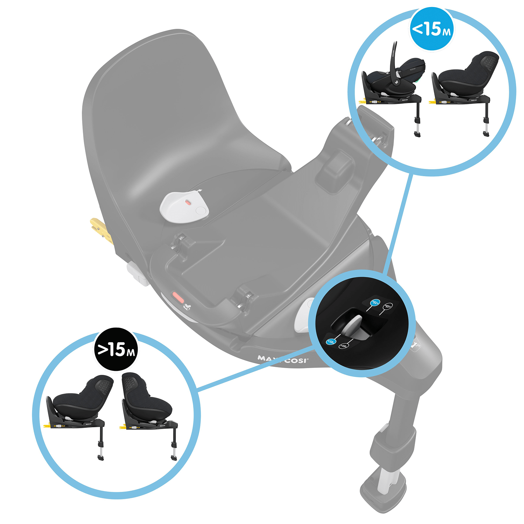 Maxi cosi infant 2024 car seat base